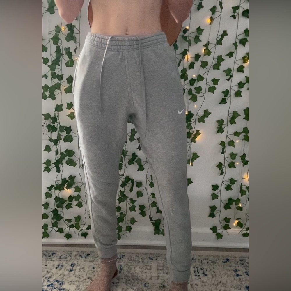Grey Nike joggers size large